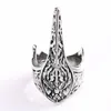 Anello in acciaio inossidabile 316L Punk Kayi Obasi Bandiera Ottomana Unico Hawk Claw Anelli per donna Uomo Armatura Gioielli 231220