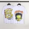 힙합 티 티 디자이너 Angry Boy Print T-Shirts Tops High Street White Tee