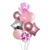 1pcs bébé garçon fille bleu rose bulle Boule dans des ballons d'ours en papier d'ours enfants 1er anniversaire sexe révéler décoration de douche 231221