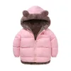 OLEKID Baby Winter Coat Reversible Cartoon Hooded Plus Velvet Boys Fleece Jacket born Outerwear Toddler Girl Parkas 231220