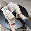 Slippers Thick Bottom Toe Cap Half Women's Summer Outdoor Wear 2023 Platform Height Increasing Casual Lazy Support Canv