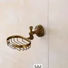 Bathroom Sink Faucets European Style Simple Copper Antique Soap Net Box Balcony Hardware Pendant Dish