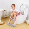 Katlanır Bebek lazımlık koltuk Urinal Backrest eğitim sandalyesi Bebek çocuklar için Step Dışkı Merdiveni