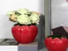Vasi 2021 Vaso di fiori di fragola Ornamento da tavolo Vaso creativo Scultura artistica Organizzatore da scrivania Decorazione della casa Vaso di fiori3535894