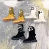 Designer 2024 Women's Fashion Snow Boots Platform Sols Stretch Gebreide stiksel thermische sokken Martin -platformlaarzen