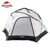 Rifugi Naturehike Prezzo di liquidazione Cloud Cave Super 46 Persone Tenda Baldacchino Campeggio esterna Attrezzatura da campeggio Tenda esagonale