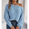 Panels pour femmes couleur Couleur décontractée découpe une ligne pull froid en coton sweatshirts pour femmes à glissière sans capuchon