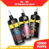 Happ Puff 12000 vapes disposable e cigarette vape desechable vaper 12K puffs 650mAh 16ml 13 Flavors Germany Fast Shipping