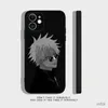 Caisses de téléphone portable J-Jujutsu Kaisen Gojo Satoru Téléphone pour iPhone 11 12 Mini 13 14 Pro Xs Max x 8 7 Plus SE XR Shell Black Phone Case