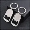 Party Favor Ups SubliMation Blank Beer Bottle Opener Keychain Metal Heat Transfer CorkScrew Key Ring Housual Kitchen Tool 0513 Dro Dhjkn