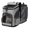 Pet Supplies Out Puppy Backpack Back Expandable Pet Bag de grande capacidade Backpack portátil de gato portátil Bolsa de cachorro dobrável 231221