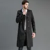 Trench Coats Men's Automne Hiver Mâle Male Casual Over Cold Down Collorwear Longs Plus Taille Vêtements