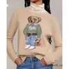 RL Sweaters Women's Sweater Polo Bear Sweater Winter Soft Basic Women Pullover Cotton Rl Bear Pulls Fashion Knitted Jumper Top Sueters De 815 303