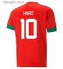 Hayranlar Tees Tees 2023 2024 Fas Futbol Formaları Hakimi Maillot Marocain Ziyech Ennesyri Futbol Gömlekleri Erkek Çocuk Kiti Harit Saiss Idrissi Boufal Jersey Maroc Nation