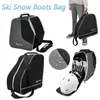 Skidåkning snowboard förvaringspåse Skidhjälmar Goggles Glyes Boot Bag Waterproof Travel Bagage för vinter utomhussportförsörjning 231220