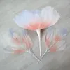 الزهور الزخرفية زفاف مصنوعة يدويا محاكاة شاشة الفاوانيا زهرة 3D مرحلة الخلفية الديكور الزخرفة نافذة مركز التسوق