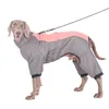 Vêtements de chien réfléchissant grande veste hiver vêtements chauds pour chiens de taille moyenne manteau imperméable pour animaux de compagnie Labrador Greyhound gilet salopette