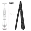 Bow Ties Math Teacher Gift Slips unisex Silk Polyester 8 cm Classic Physical Neck Tie för män Tillbehör bröllop cosplay