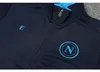 23 24 SSC Napoli trainingspakken voor heren, badgeborduurwerk Vrijetijdssportpakkleding outdoor sporttrainingsshirt