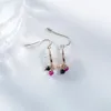 Gratis leverans spanska björnsmycken 2023 Ny Nocturne Silver Pearl Earrings Silver Multicolored Gemstones örhängen Dropshopping