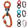 Verlicht fitness klim 30k 30k carabin universele ring gimbal roterende connector rotatie hangmat swing spinner touw swivel 231221