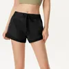 Lu Lu Donna n Hotty Hot Short Sport Casual Yoga Jogging Quick dry Cordoncino da palestra Pantaloncini Pantaloni Tessuto morbido Pantaloni sportivi da corsa Fiess Training Wome