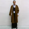 R0W Autumn/Winter Women's Woolen Coat med Maillard Style Luxury Leisure Fashion Loose and Warm Woolen Coat 231221