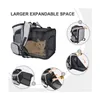 Pet Supplies Out Puppy Backpack Back Expandable Pet Bag de grande capacidade Backpack portátil de gato portátil Bolsa de cachorro dobrável 231221
