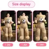 120-140cteddy Bear Plush Toys High Quality Large Size Plushie Dolls Soft Stuffed Animal Room Decor Pillow Children Birthday G 231221