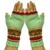 高品質の手作りのニット女性冬の手袋