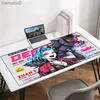 Maus -Pads Handgelenk ruhen große Maus -Pad -Gamer Albedo Anime Sexy Mädchen Gummi -Matte Mauspad Gaming Laptops PC Accessoires Deskmat Mousepad Matten Keyboardl231221