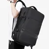 Mochila anti-roubo expansível 15,6 polegadas laptop homens à prova d'água multifuncional mochila de negócios bolsa escolar de carregamento USB