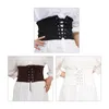 Belts Corset Polyester Cummerbunds Strap For Women Banquet Elastic Tight High Waist Slimming Body Shaping Girdle Belt