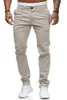Automne hommes pantalons coton décontracté Stretch mâle pantalon longue droite haute qualité pantalon couleur unie randonnée en plein air 231220