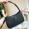 luxury designer crossbody bags black clutch underarm bag women's genuine leather travel wallet classic shoulder bags women gym saddle hobo basket handbag with box