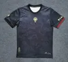 23/24 portugal camisetas masculinas verão lazer esporte respirável tecido emblema bordado ao ar livre esportes casuais camisa profissional