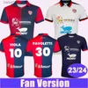 Fans toppar tees 2023 24 Cagliari Calcio Obert Mens Soccer Jerseys Special Edition Nandez Viola Lapadula Zappa Home Away 3rd Football Shirt Kort ärmuniformer