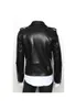 Primavera outono legal preto macio falso jaqueta de couro masculino com muitos zíperes cinto de manga longa plus size outerwear 231221
