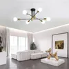 Chandeliers Industrial Ceiling Sputnik Pendant Lamp 180 ° Adjustable Chandelier For Bedroom Kitchen Living Room Bar Coffee Shop E27 Lighting