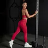 Actieve sets Naadloze yogaset Workout-outfits voor dames Gymsportkleding 2-delige sportbeha Hoge taille leggingsets Fitnesspakken GymkledingL231221