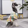 Hundkläder Hawaiian Style Pet Matching Clothing Windproof Coat Jacket Stora hundar Kostym Human Shirt Clothing för Ropa Perro