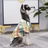 Dog Apparel Hawaiian Style Pet Matching Clothes Windproof Coat Jacket Big Dogs Costume Human Shirt Clothing For Ropa Perro