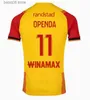 Fans bovenaan T -stukken 2324 RC LENS SOCKER JIRES 2023 Home Sotoca Fofana Ganago Pereira da Costa Maillots De voet shirt Openda Medina Banza Doucoure Farinez Football Unifor