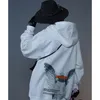 Heren hiphop streetwear harajuku trui engel god bedrukte hoodiezak katoenfleece trui grijs sweatshirt met capuchon 231220