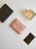Nuova borsa dello stilista di alta qualità Carta e moneta famosa borsa da donna in pelle borsa con clip portamonete regalo gratuito Box1207