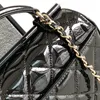Designer -Crossbody -Tasche Luxushandtasche 1: 1 Qualitätslackleder -Kalbskettenkette 18 cm mit Schachtel WC620