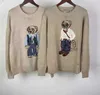 Polo Ralph Us Women's Laurens Winter Sweater Cartoon Bear Pullover Casual Fashion H3jy