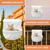 Camas penduradas para animais de estimação Catamento ensolarado assento montanhoso gatinho hammock confortável camas de cabeceira cama de assento de inverno Acessórios para gatos quentes 231221