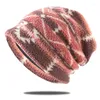 Basker vinter hattar unisex slouchy beanie plysch varm stickad utomhus mode mjuk vindtät hatt