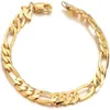 Bracelet homme rempli d'or 18 carats, bracelet entier direct d'usine273V